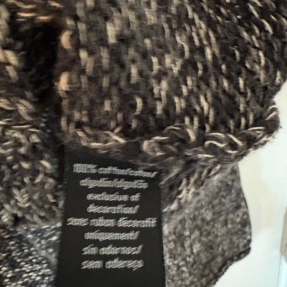 Marled Knit Cardigan Neutral Cozy Button Front Petite Minimalist Sweater - Picture 3 of 7